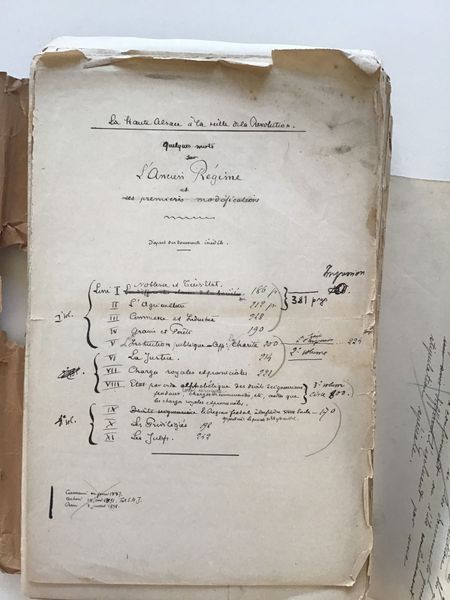 Product image Charles Hoffmann. L'Alsace au XVIIIe siècle. Manuscrit.