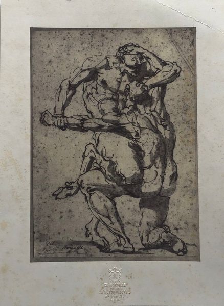 Productafbeelding Charles Marville. Combat d'un homme et d'un satyre.