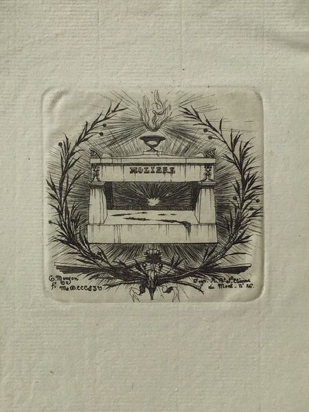 Productafbeelding Charles Meryon. Tombeau de Molière.