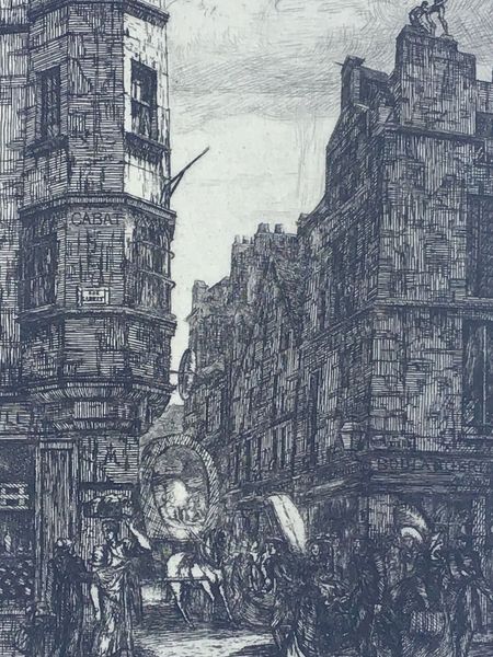 Productafbeelding Charles Meryon. Tourelle. Paris. 1861. Gravure sur cuivre.