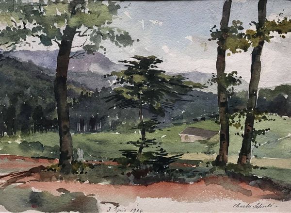 Productafbeelding Charles Schulé. Trois Epis. Aquarelle. 1906.