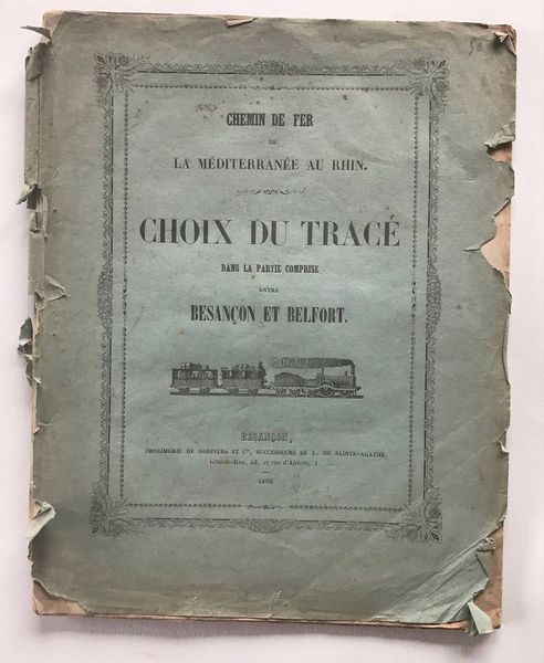 Product image Chemin de fer. Besançon à Mulhouse.