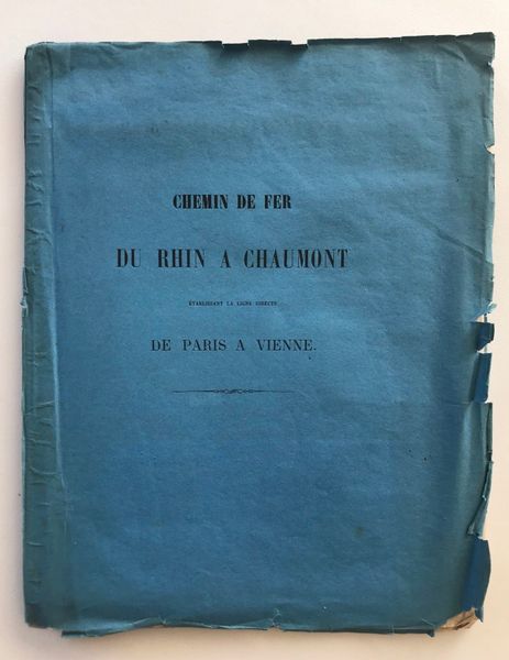 Image du produit Chemin de fer du Rhin à Chaumont. Projet.