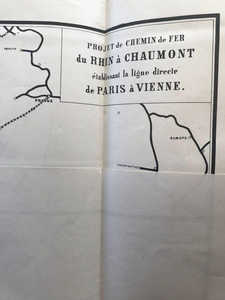 Image du produit Chemin de fer du Rhin à Chaumont. Projet.