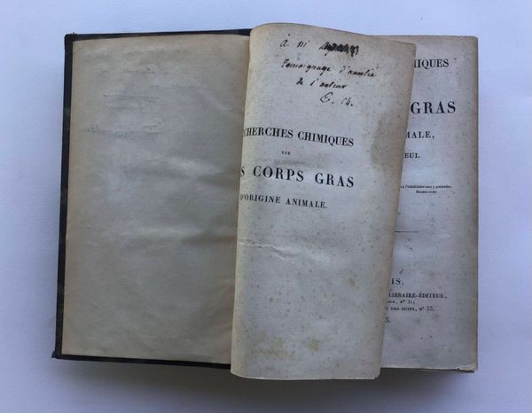 Productafbeelding Chevreul. Recherches chimiques sur les corps gras d'origine animale.