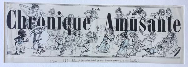 Productafbeelding Chronique Amusante. Dessin de Moloch.