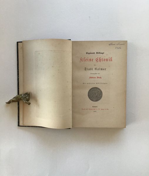 Productafbeelding Chronique de Colmar. Billing. André Waltz.
