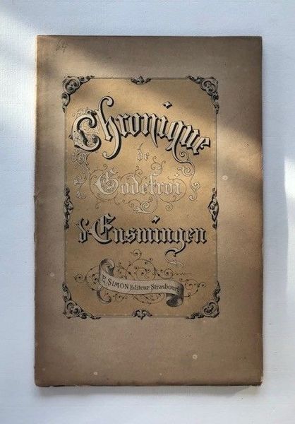 Productafbeelding Chronique de Godefroi d'Ensmingen.