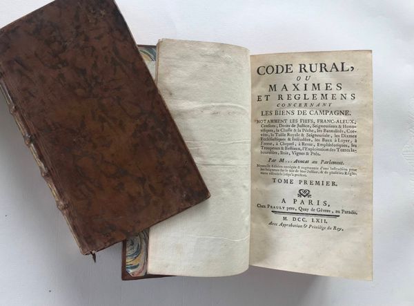 Image du produit Code rural ou maximes et reglemens concernant les biens de campagne.