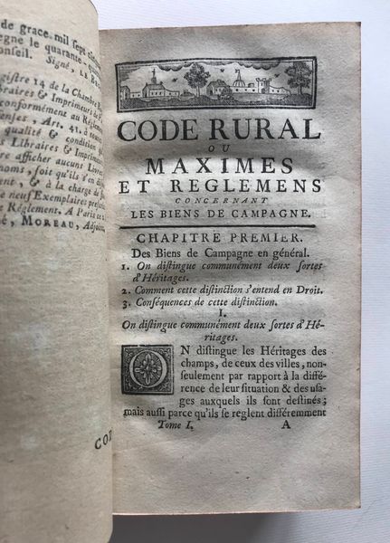 Image du produit Code rural ou maximes et reglemens concernant les biens de campagne.