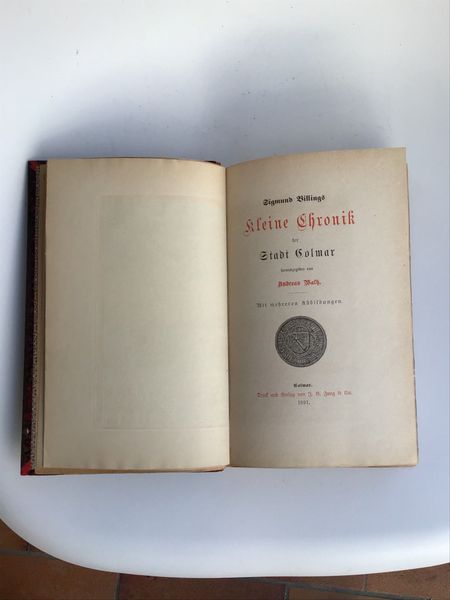 Image du produit Colmar. Chronique. Sigmund Billing. André Waltz.