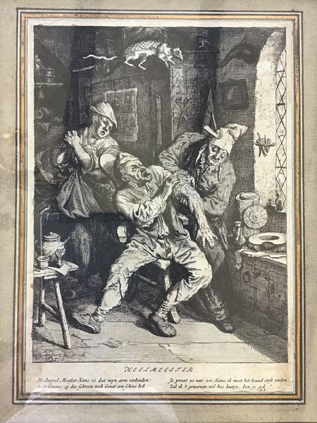 Product image Cornelis Dusart. Le médecin de campagne. Caricature.