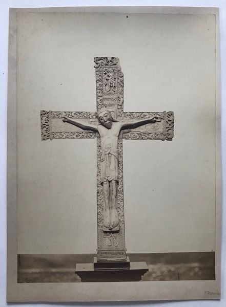 Productafbeelding Crucifix roman. 2 photographies. Collection Fannière.