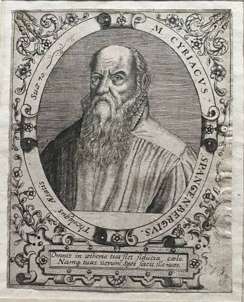 Productafbeelding Cyriacus Spangenberg. Jean Théodore de Bry.