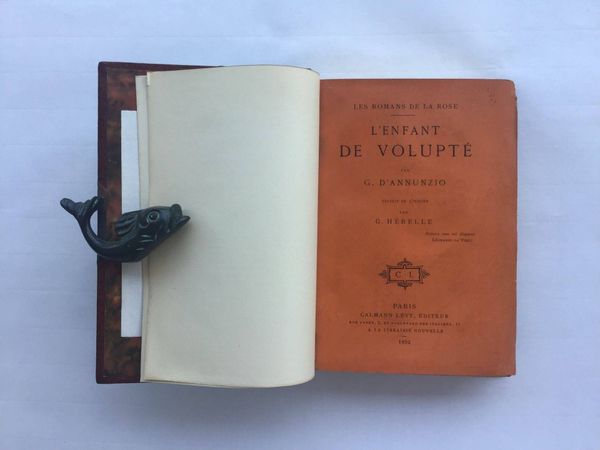 Product image D'Annunzio. L'Enfant de volupté.