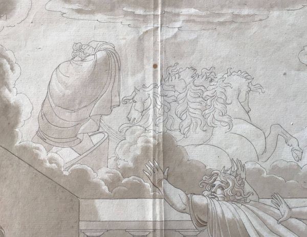 Product image Dessin néoclassique. Scène de la mythologie.