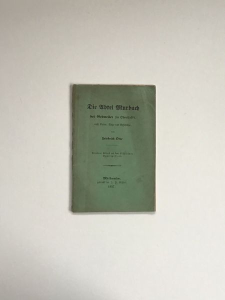 Image du produit Die Abtei Murbach.