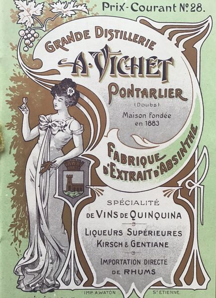 Produktbild Distillerie Vichet. Pontarlier.