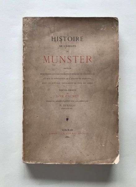 Produktbild Dom Calmet. Abbaye de Munster.