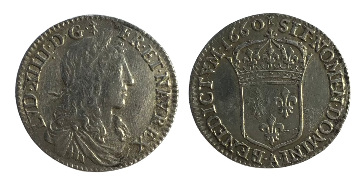 Productafbeelding Douzième d'écu 1660.