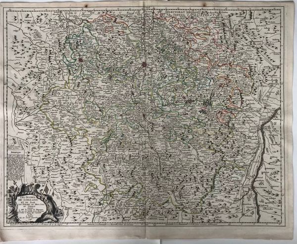 Productafbeelding Duchés de Lorraine et de Bar. Carte.