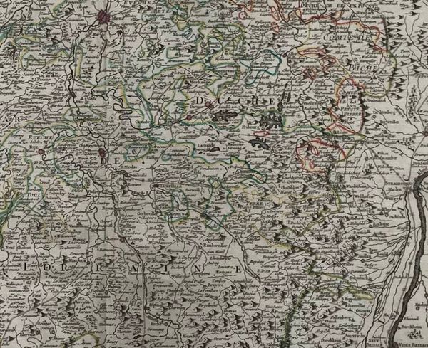 Productafbeelding Duchés de Lorraine et de Bar. Carte.