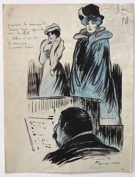 Product image Edmond Lempereur. Scène de cabaret.
