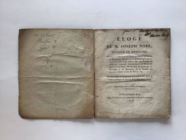 Produktbild Eloge de M. J. Noel. Ex-libris de Hansi.