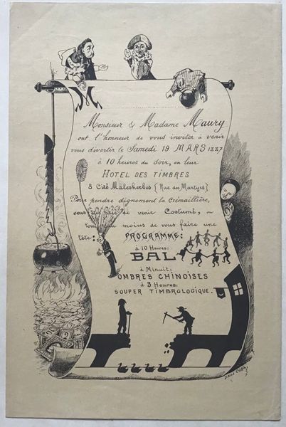 Productafbeelding Émile Cohl. Inauguration de l'Hôtel des timbres de Monsieur Maury.