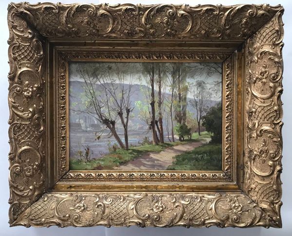 Image du produit Emile Isenbart. Bords du Doubs au printemps.