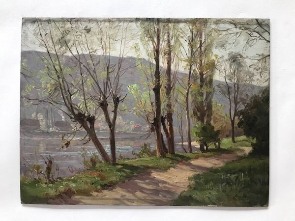 Image du produit Emile Isenbart. Bords du Doubs au printemps.