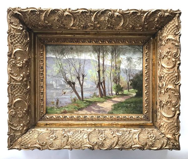 Image du produit Emile Isenbart. Bords du Doubs au printemps.