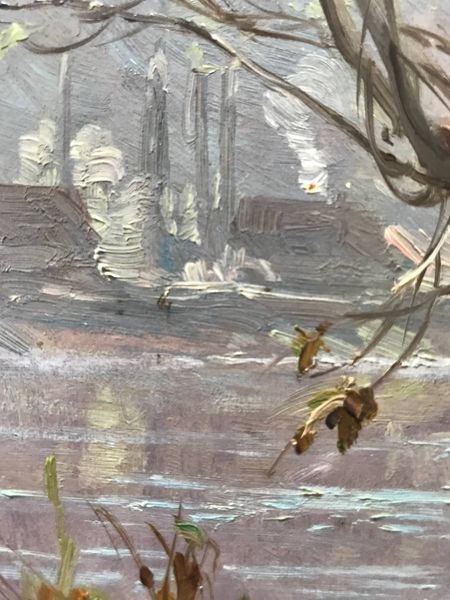 Image du produit Emile Isenbart. Bords du Doubs au printemps.