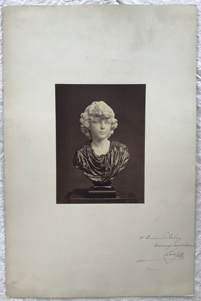 Produktbild Emile Soldi. Buste. Dédicace à Madame Aubry.