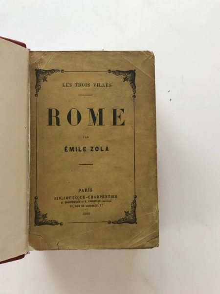 Productafbeelding Emile Zola. Rome. Sur japon.