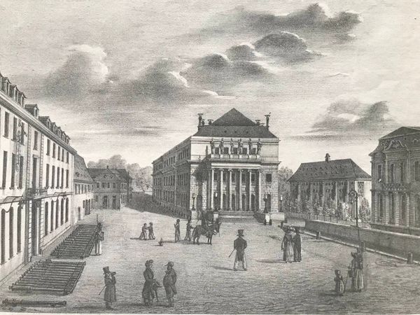 Product image Engelmann. Vue perspective de la salle de spectacle à Strasbourg.