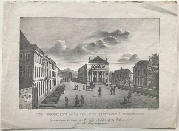 Product image Engelmann. Vue perspective de la salle de spectacle à Strasbourg.