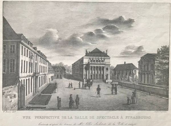Product image Engelmann. Vue perspective de la salle de spectacle à Strasbourg.