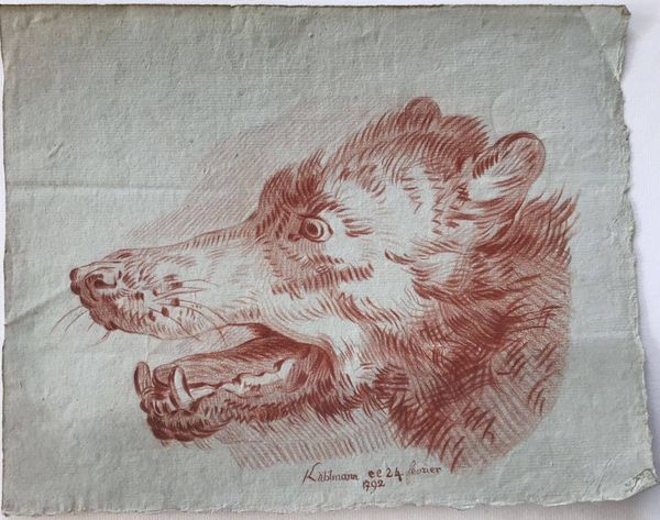 Image du produit Ensemble de 4 dessins à la sanguine. Fin XVIIIe siècle. Colmar.