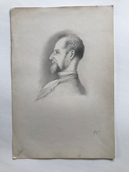 Produktbild Ensemble de 7 portraits dessinés au crayon.