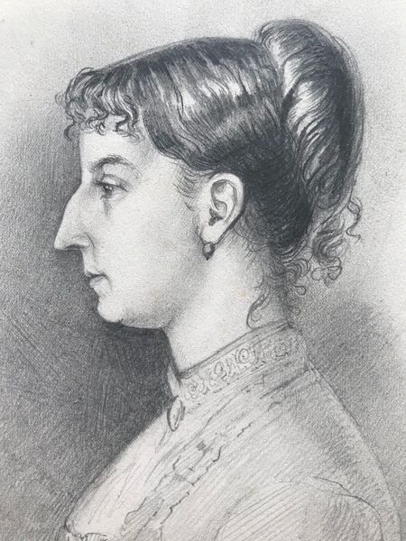 Produktbild Ensemble de 7 portraits dessinés au crayon.