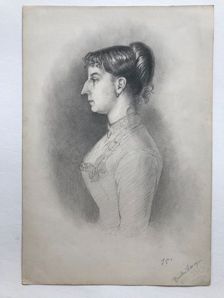 Produktbild Ensemble de 7 portraits dessinés au crayon.