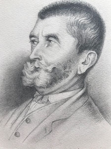 Produktbild Ensemble de 7 portraits dessinés au crayon.