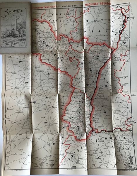 Productafbeelding Ernest Meininger. Le Touriste en Alsace-Lorraine.