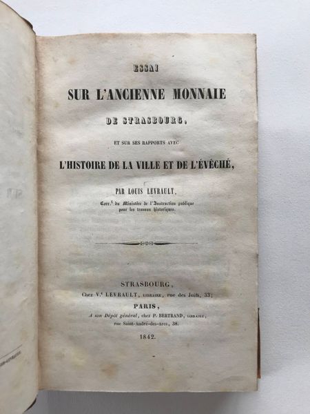 Produktbild Essai sur les monnaies de Strasbourg.
