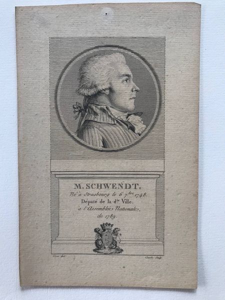 Product image Etienne François Joseph Schwendt. Député de Strasbourg.