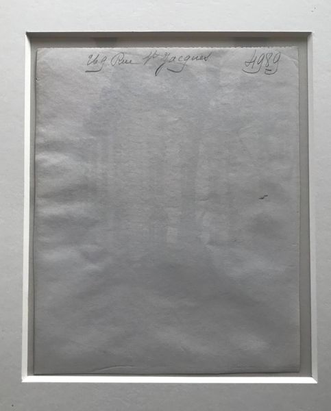 Productafbeelding Eugène Atget. Cour de l'ancien monastère des Bénédictins anglais.
