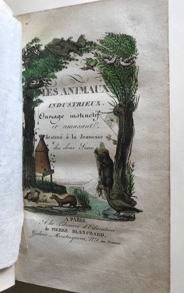 Productafbeelding (Eugène Balland). Les animaux industrieux.