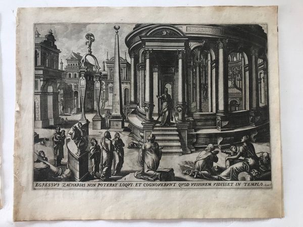 Product image "Événements dans et autour du Temple", suite de 4 gravures