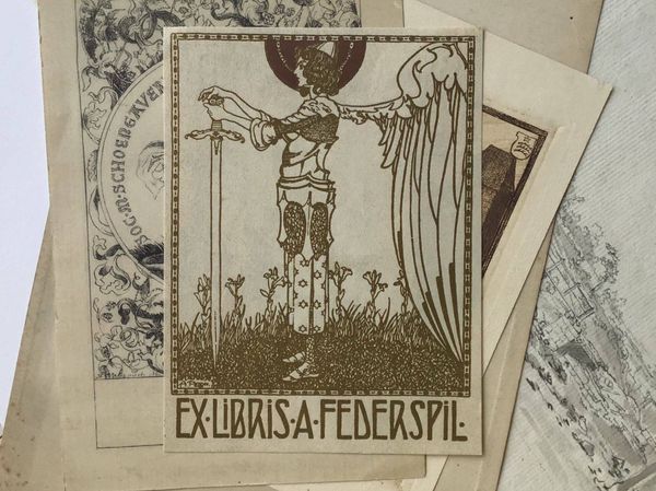 Productafbeelding Ex-libris. A. Federspil.
